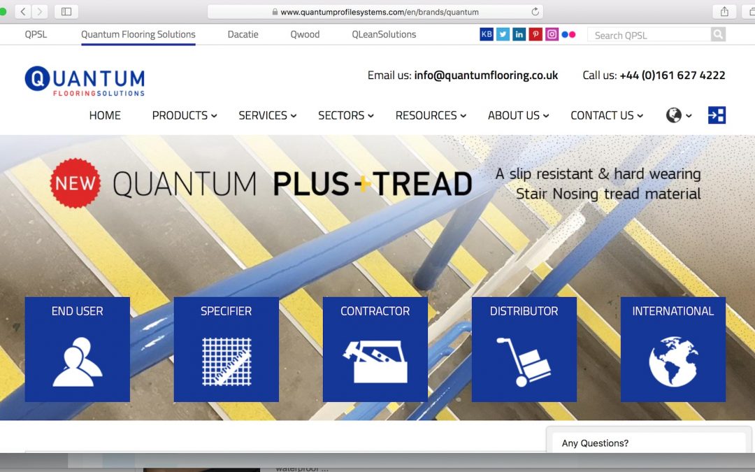 Quantum Profile Systems Website design